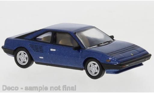 Diecast model cars Ferrari Mondial Coupe metallic blue 1980 1/87 PCX87