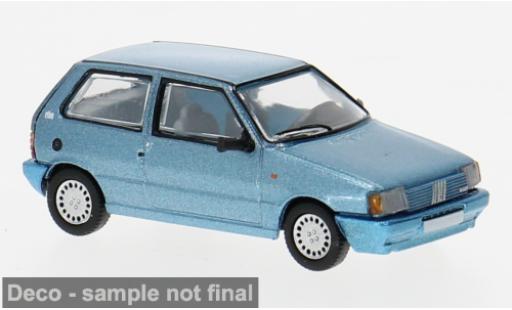 Diecast model cars Fiat Uno Elba blue 1983 1/87 PCX87