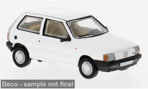 Diecast model cars Fiat Uno Berlina white 1983 1/87 PCX87