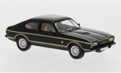 Diecast model cars Ford Capri MK2 MK II black/Dekor 1974 1/87 PCX87