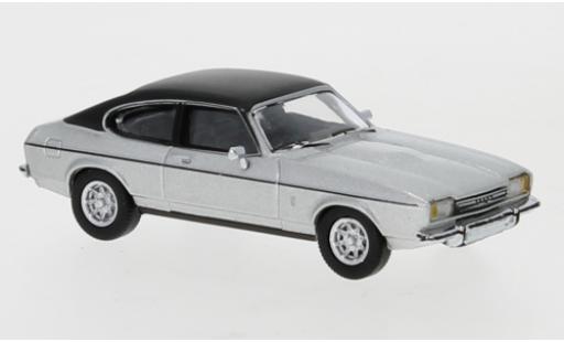 Diecast model cars Ford Capri MK2 MK II grey/matt-black 1974 1/87 PCX87