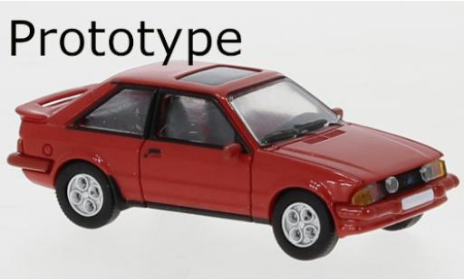 Diecast model cars Ford Escort XR3 MK III red 1981 1/87 PCX87