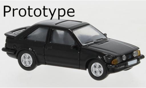 Diecast model cars Ford Escort XR3 MK III black 1981 1/87 PCX87