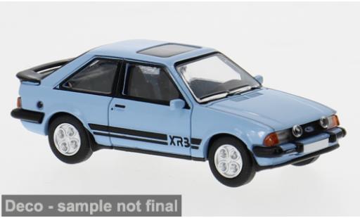 Diecast model cars Ford Escort XR3i MK III grey 1982 1/87 PCX87