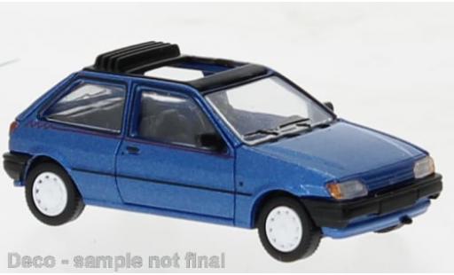 Diecast model cars Ford Fiesta Calypso MK III metallise blue 1989 1/87 PCX87