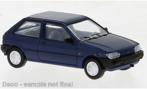 Diecast model cars Ford Fiesta Berline MK III blue 1993 1/87 PCX87