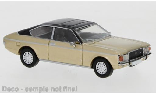 Diecast model cars Ford Granada Coupe MK I gold/matt-black 1974 1/87 PCX87