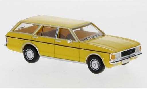 Diecast model cars Ford Granada Turnier MK I yellow 1974 1/87 PCX87