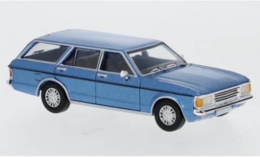 Diecast model cars Ford Granada Turnier MK I metallic blue 1974 1/87 PCX87