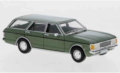 Diecast model cars Ford Granada Turnier MK I metallic green 1974 1/87 PCX87