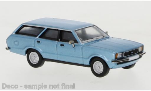 Diecast model cars Ford Taunus TC2 TC 2 Turnier metallic blue 1976 1/87 PCX87