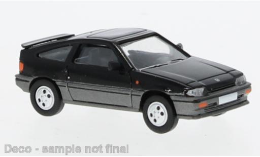 Diecast model cars Honda CRX Base black/metallise grey 1968 1/87 PCX87
