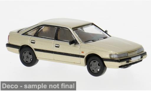 Diecast model cars Mazda 626 Base 2 beige 1987 1/87 PCX87