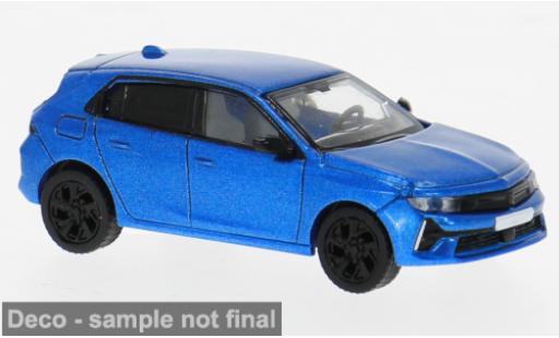 Diecast model cars Opel Astra Base L blue 2021 1/87 PCX87