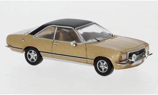 Diecast model cars Opel Commodore B Coupe metallic brown/matt-black 1972 1/87 PCX87
