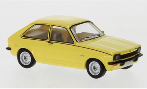 Diecast model cars Opel Kadett C City C J yellow 1975 1/87 PCX87