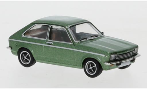 Diecast model cars Opel Kadett C City C metallic green 1975 1/87 PCX87