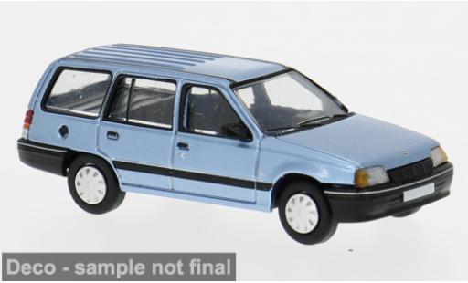Diecast model cars Opel Kadett E Caravan E blue 1989 1/87 PCX87