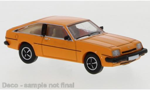 Diecast model cars Opel Manta B CC B orange 1980 exclusive avec Model Car World 1/87 PCX87