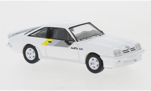 Diecast model cars Opel Manta B GSI B white 1984 1/87 PCX87