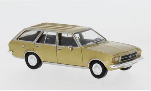 Diecast model cars Opel Rekord D Caravan gold 1972 1/87 PCX87