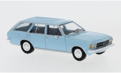 Diecast model cars Opel Rekord D Caravan blue 1972 1/87 PCX87