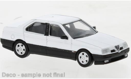 Diecast model cars Alfa Romeo 164 berlina white 1987 1/87 PCX87