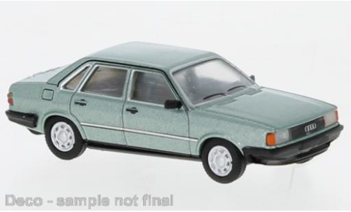 Diecast model cars Audi 80 berline (B2) metallise green 1978 1/87 PCX87