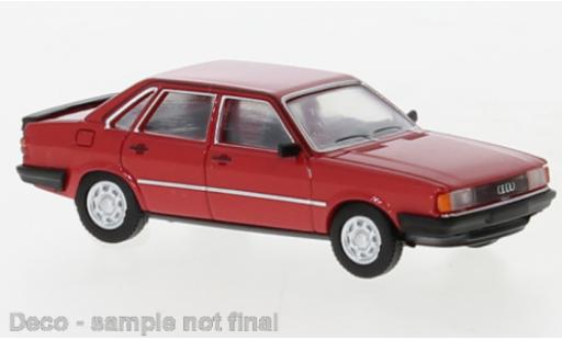 Diecast model cars Audi 80 berline (B2) red 1978 1/87 PCX87