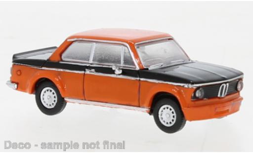 Diecast model cars Bmw 2002 Turbo orange/matte-black 1973 1/87 PCX87