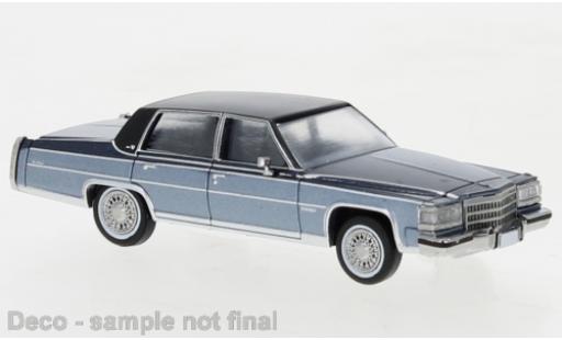 Diecast model cars Cadillac Fleetwood Brougham metallise blue /metallise blue 1982 1/87 PCX87