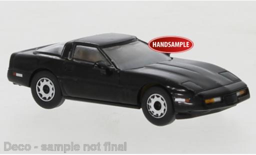 Diecast model cars Chevrolet Corvette Coupe C4 black 1984 1/87 PCX87