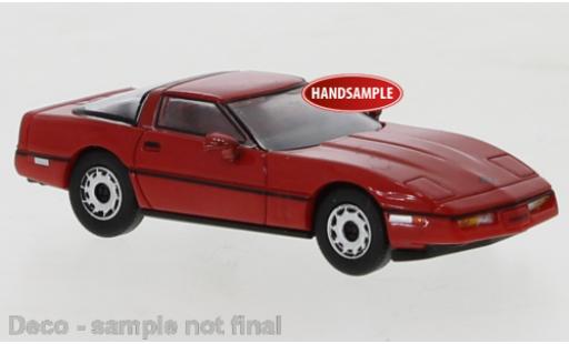 Diecast model cars Chevrolet Corvette Coupe C4 red 1984 1/87 PCX87