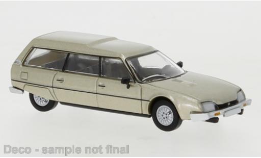 Diecast model cars Citroen CX Break Estate metallise beige 1976 1/87 PCX87