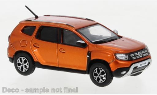 Diecast model cars Dacia Duster SUV II metallise orange 2020 1/87 PCX87