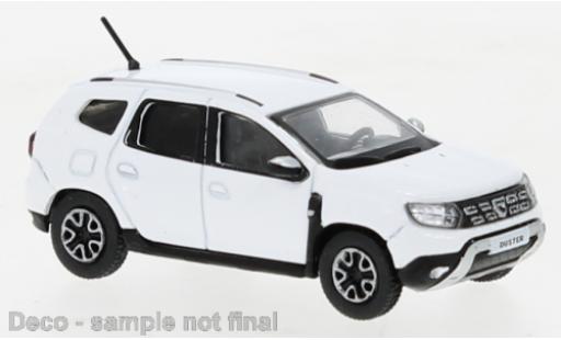 Diecast model cars Dacia Duster SUV II white 2020 1/87 PCX87