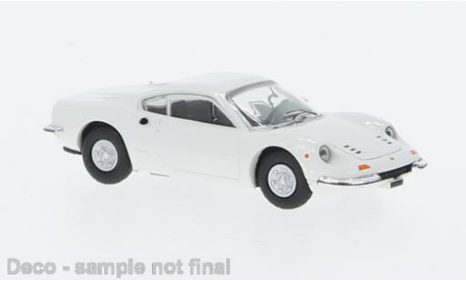 Diecast model cars Ferrari Dino GT 246 white 1969 1/87 PCX87