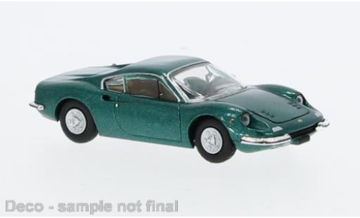 Diecast model cars Ferrari Dino GT 246 metallise green 1969 1/87 PCX87