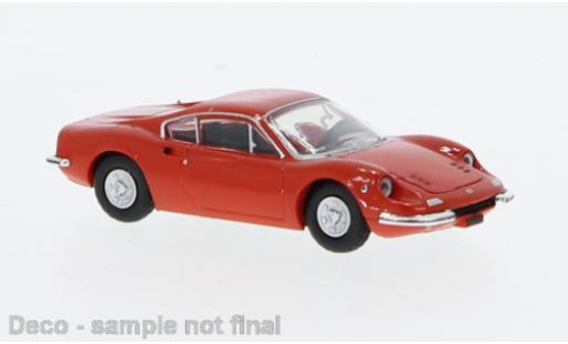Diecast model cars Ferrari Dino GT 246 orange 1969 1/87 PCX87