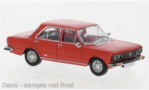 Diecast model cars Fiat 130 Limousine red 1969 1/87 PCX87