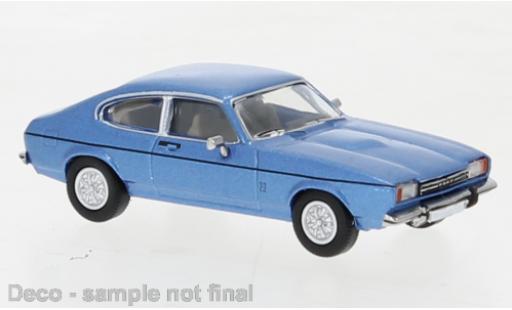 Diecast model cars Ford Capri MK2 MK II metallise blue 1974 1/87 PCX87