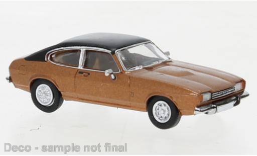 Diecast model cars Ford Capri MK2 MK II metallise brown 1974 1/87 PCX87