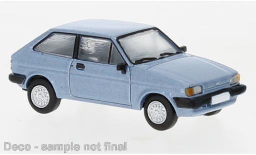 Diecast model cars Ford Fiesta Berline MK II metallise blue 1985 1/87 PCX87