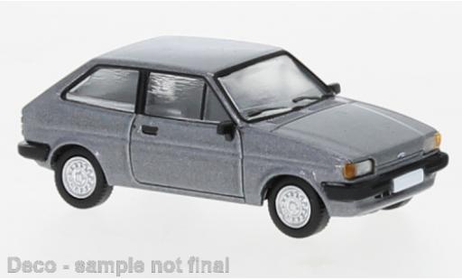 Diecast model cars Ford Fiesta Berline MK II metallise grey 1985 1/87 PCX87
