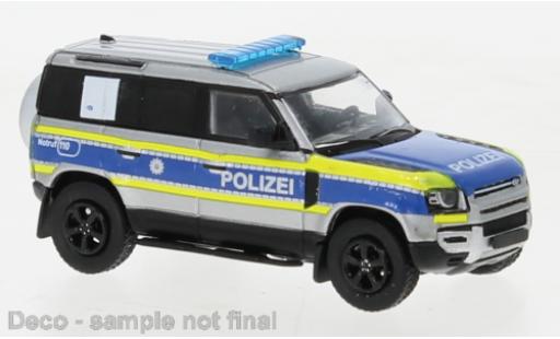 Diecast model cars Land Rover Defender 110 Police Hessen 2020 1/87 PCX87