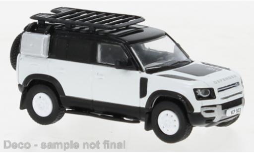 Diecast model cars Land Rover Defender 110 white 2020 1/87 PCX87