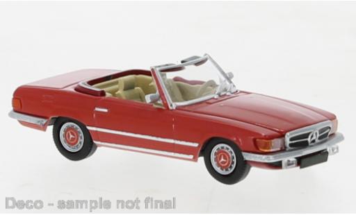 Diecast model cars Mercedes SL Base (R107) red 1971 1/87 PCX87