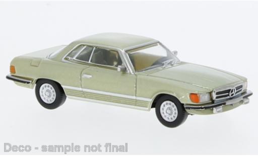 Diecast model cars Mercedes SLC Base (C107) metallise la chaux 1971 1/87 PCX87
