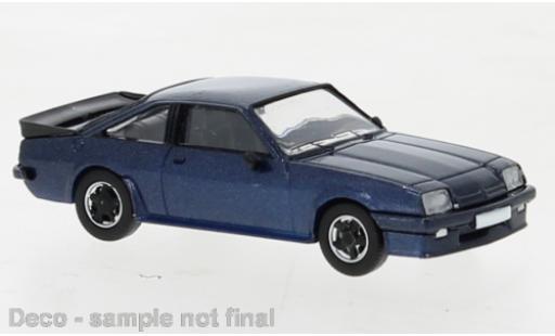 Diecast model cars Opel Manta B GSI B metallise blue 1984 1/87 PCX87