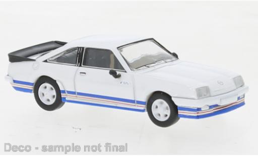 Diecast model cars Opel Manta i-Series i200 white 1984 1/87 PCX87